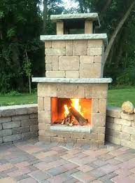 easy diy outdoor fireplace diy