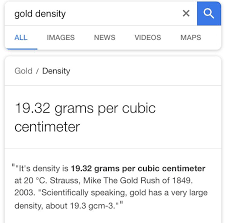 Gold Density Hzgcm3o Density Code E Mc2 Atmosphere Density