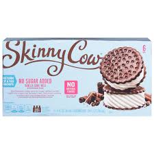 skinny cow ice cream sandwiches vanilla