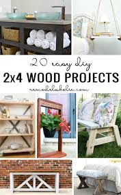 20 Easy Diy 2x4 Wood Projects