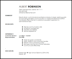 Finding the inspiration to write an awesome resume can be tough. Free Medical Receptionist Entry Level Resume Example Resume Now