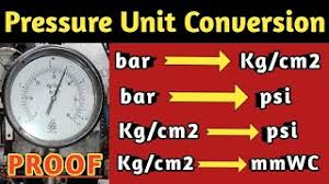 convert kg cm2 to psi bar