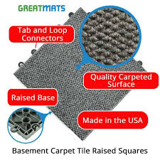 bat modular carpet tiles with a