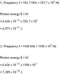 Calculate The Energy Of A Photon Of