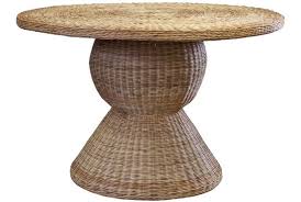 Pedestal Wicker Dining Table Base