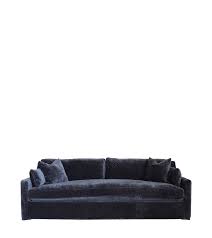 otis 8 velvet sofa charcoal gray