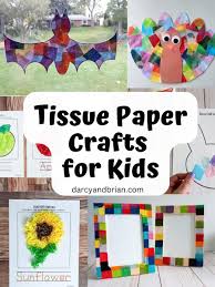 fun and easy tissue paper crafts for kids