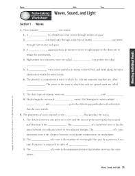 note taking worksheet waves fill and