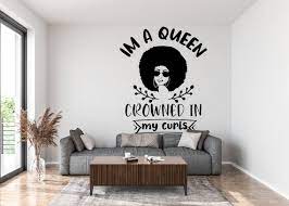 I Am A Queen Afro Queen Afro Black Wall