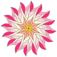 Mandala Psychedelic Flower Color