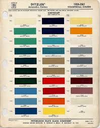 1959 Chevrolet Paint Color Code Chart 1959 Apache Paint