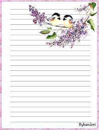 Pretty Lined Paper Cute Animal Printable Bookmarks Printable