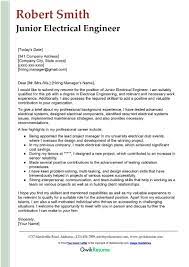 junior electrical engineer cover letter