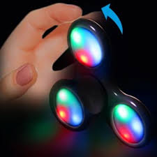 Light Up Black Fidget Spinner Goimprints