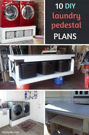 Now we're getting ready to finish our basement and i don't know what to do with these two. 10 Super Sturdy Diy Laundry Pedestals Free Plans Mymydiy Inspiring Diy Projects