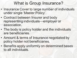 Learn how cibc insurance can help protect you and your loved ones from sudden and unexpected medical and other emergency expenses. Chapter 10 Group Insurances Group Insurance An Introduction Provides Insurance Cover To Large Number Of Individuals Single Policy Known As Master Policy Ppt Download