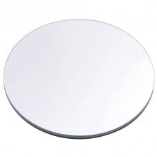 Silky Silk Round Mirror Plate Set