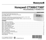 Turn off circuit breakers before touching any wires! Honeywell Ct3600 Wiring