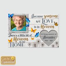 in loving memories personalized canvas