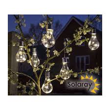 6 Hanging Solar Bulb Garden Lights