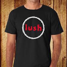 Details About New Lush Alternative Rock Band Logo Mens Black T Shirt Size S 3xl Free Shipping