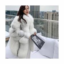 Mys Loose Winter Real Fox Fur Coat