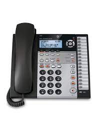 These phone systems allow you to manage up to 4 individual lines, all of which carry top of the line security features. Atandt 1080 4 Line Corded Expandable Office Phone With Digital Answering System Charcoal Office Depot
