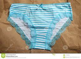 Blue and White Striped Panties Stock Image - Image of beige, blue: 117904921