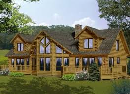 Lakeview Cedar Log Home Floor Plan