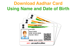 aadhaar card by name date of