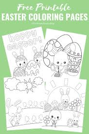 What is easter without a chocolate bunny rabbit? Free Printable Easter Bunny Coloring Pages