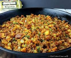 sausage cornbread stuffing dad whats