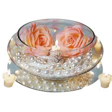 clear floating candle glass vase bowls