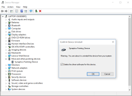 how to uninstall drivers from device