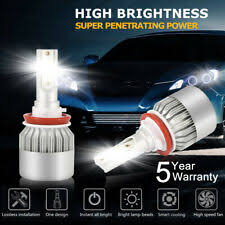 Lightening Dark 10000 Lumens H11 Led Headlight Bulb Cree Chips H8 H9 Conversion For Sale Online Ebay