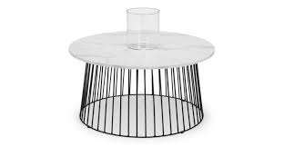 Broadway Round Coffee Table White