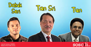 Kompleks tun abdul razak (komtar), penang. Datuk Dato Tan Sri Apa Beza Dan Kelebihan Gelaran Gelaran Ni Semua Soscili
