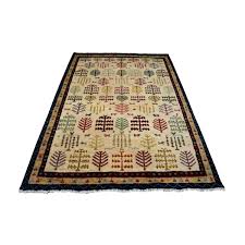 handknotted natural gabbeh rug fybernots