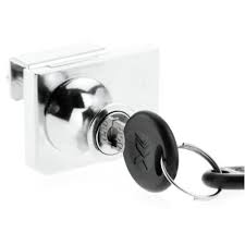 Chrome Glass Cabinet Lock For Ikea