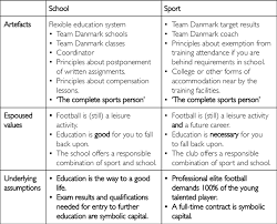 levels of culture in and sport
