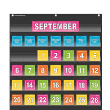 Calendar Pocket Chart For The Classroom