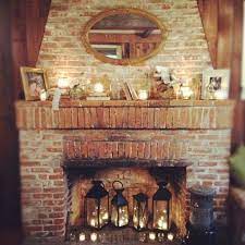 47 Adorable Fireplace Candle Displays