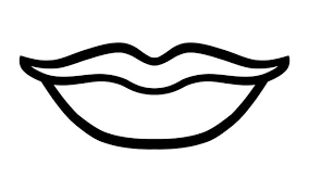 smiling lips vector art icons and