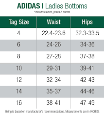 adidas size chart for women deals 56