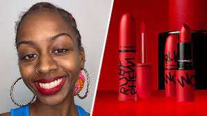 mac s iconic ruby woo lipstick is now
