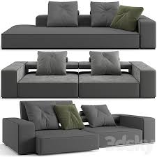 b b italia andy sofa sofa 3d model