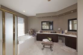great contemporary master bathroom with