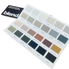 Blend Colour Chart Paints Charts Blend