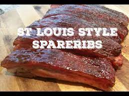 traeger grills smoked st louis style