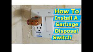 how to install garbage disposal switch